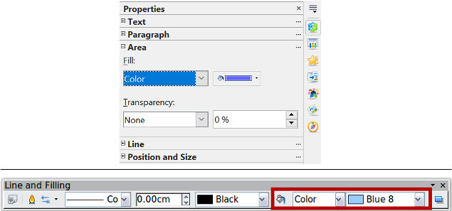 Formatting the Fill Area - Apache OpenOffice Wiki