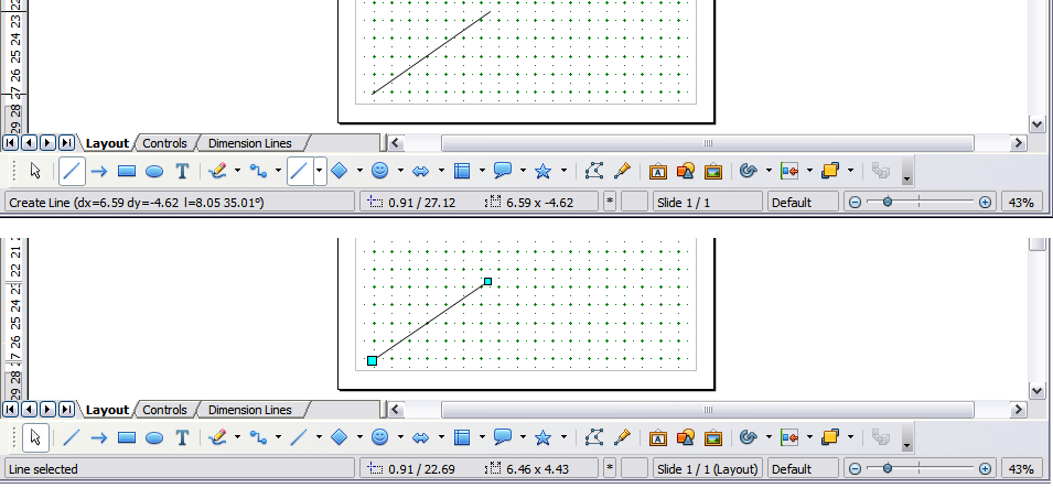 Drawing a Straight Line - Apache OpenOffice Wiki