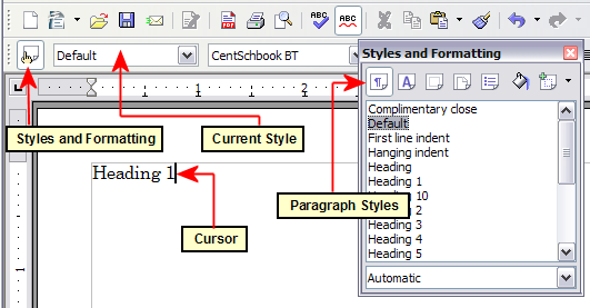 Using paragraph styles - Apache OpenOffice Wiki