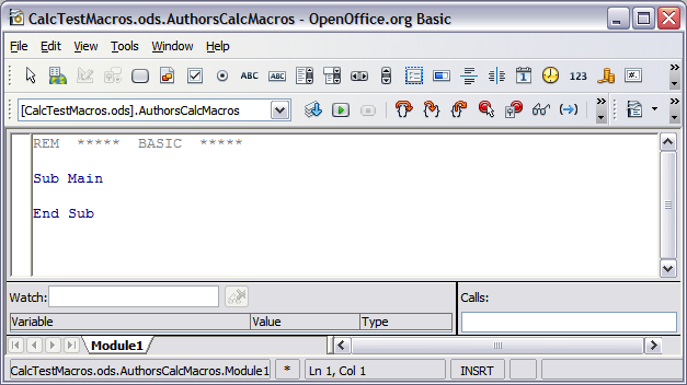 Using a macro as a function - Apache OpenOffice Wiki