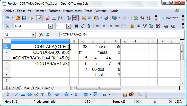 OOoES/Traduccion/Calc: Funcion CONTARA - Apache OpenOffice Wiki