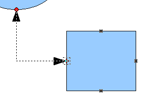 A connector between two objects