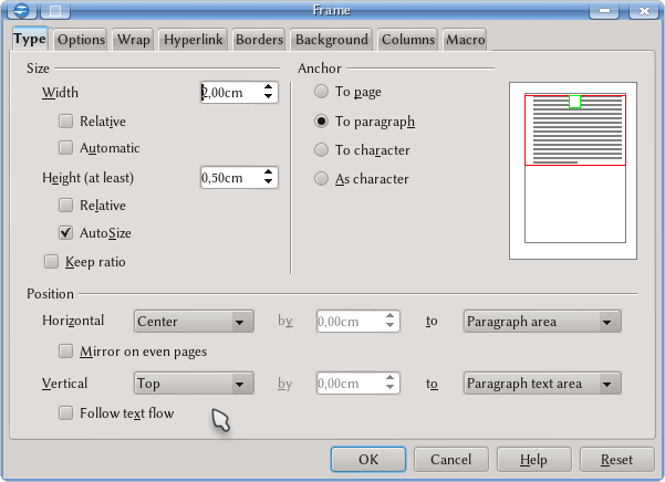 spin button excel openoffice