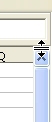 Figure 82: Split screen bar on vertical scroll bar with cursor