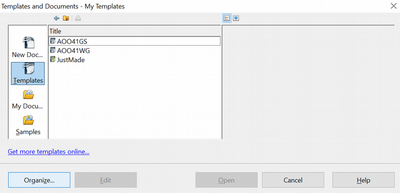 Using a Template to Create a Document - Apache OpenOffice Wiki
