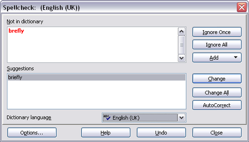 Checking spelling - Apache OpenOffice Wiki