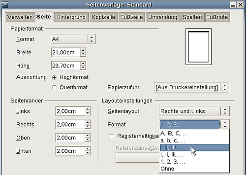 Seitennummern Apache Openoffice Wiki