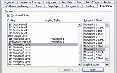 Working with Conditional Paragraph Styles - Apache OpenOffice Wiki