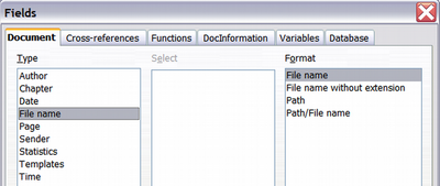 Using Other Fields to Hold Information That Changes - Apache OpenOffice ...