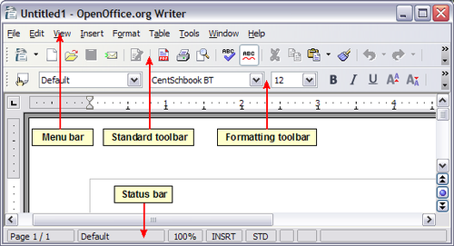 The Writer workspace - Apache OpenOffice Wiki