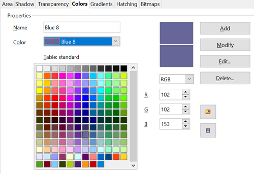 Creating Your Own Fill Color - Apache OpenOffice Wiki