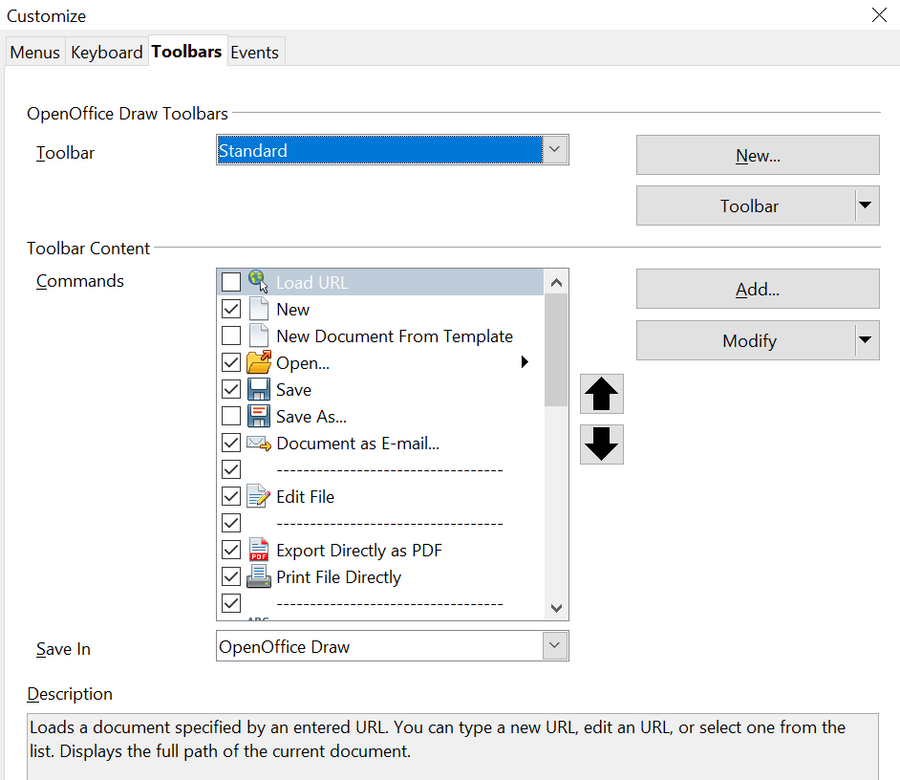 Customizing Toolbars - Apache OpenOffice Wiki